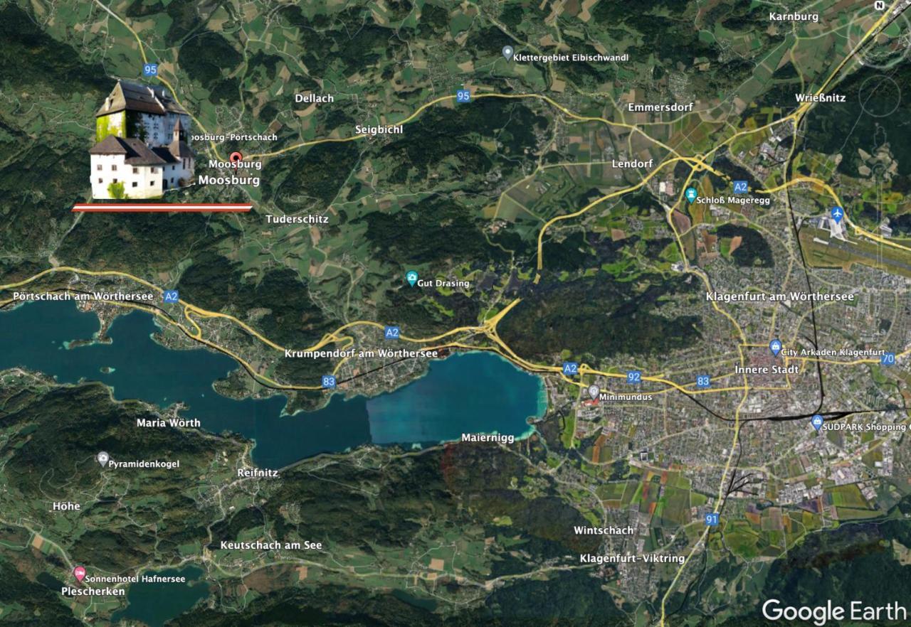 Schloss Moosburg Gaestehaus Esterno foto