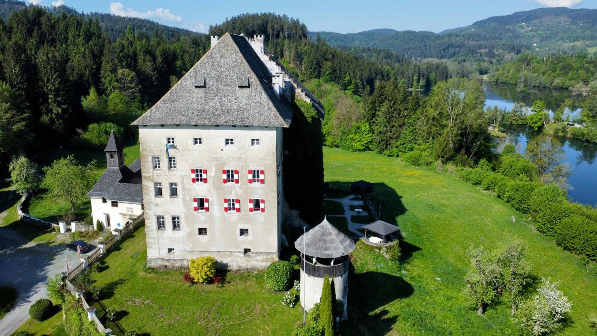 Schloss Moosburg Gaestehaus Esterno foto